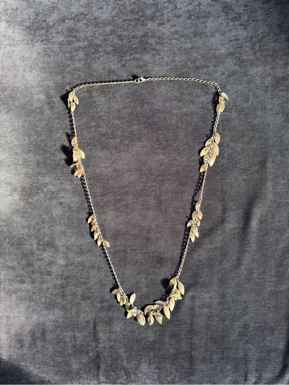 Ann Taylor Gold Leaf Necklace